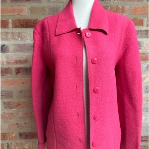 Vintage wool Petite Medium pink jacket/blazer